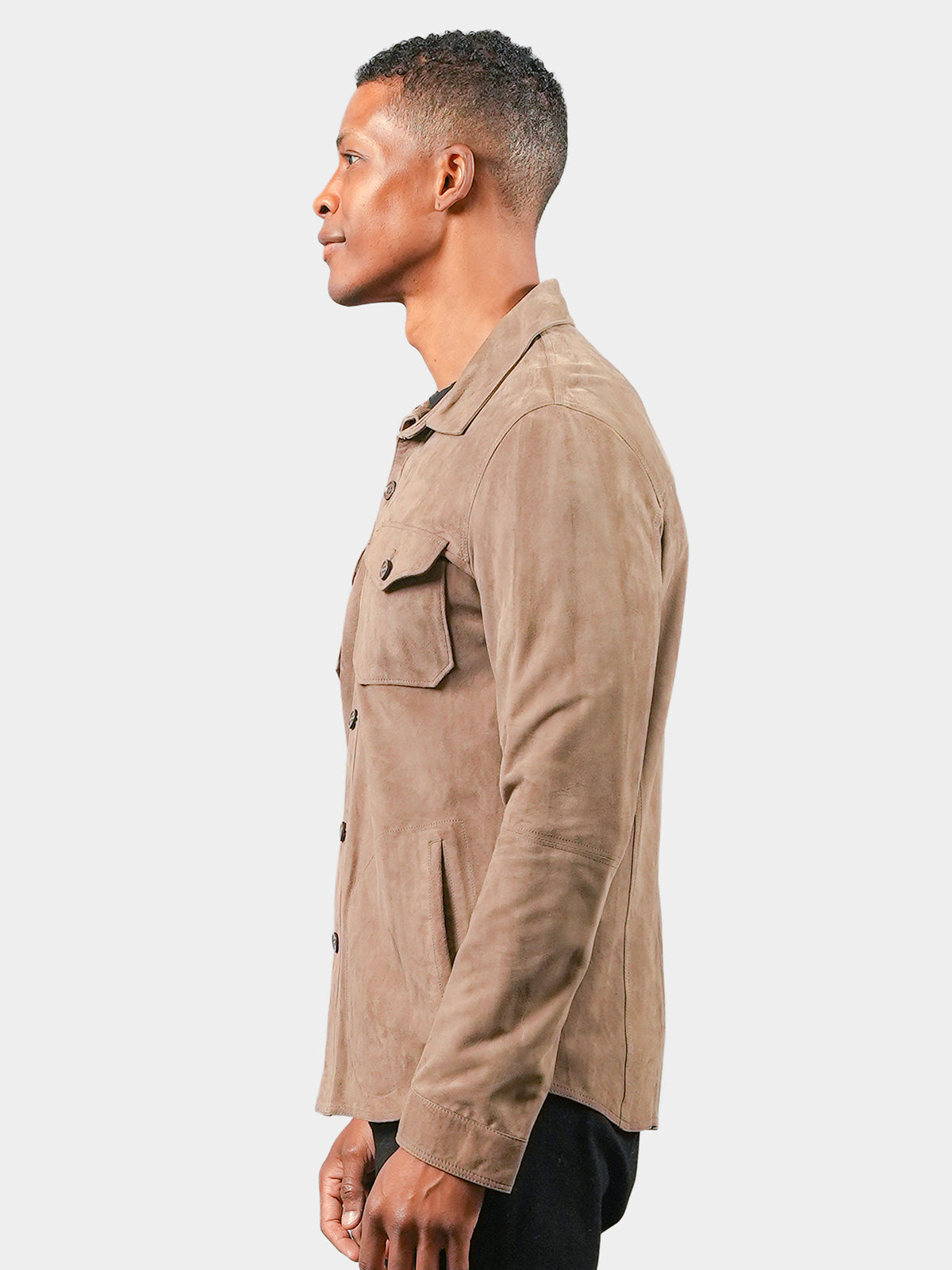 Man's Suede Shirt Jacket