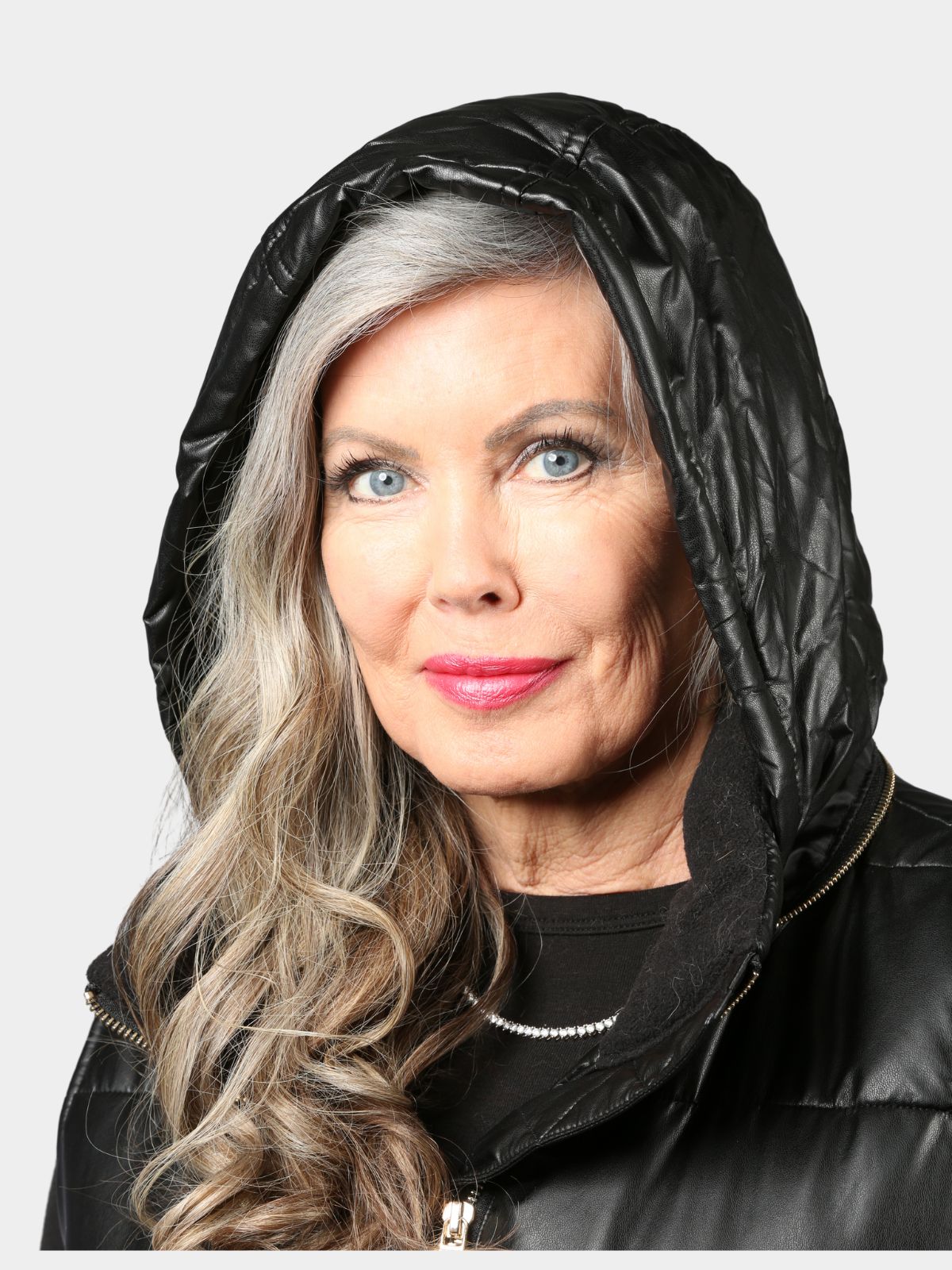 Women's Fabric Vest with Hood