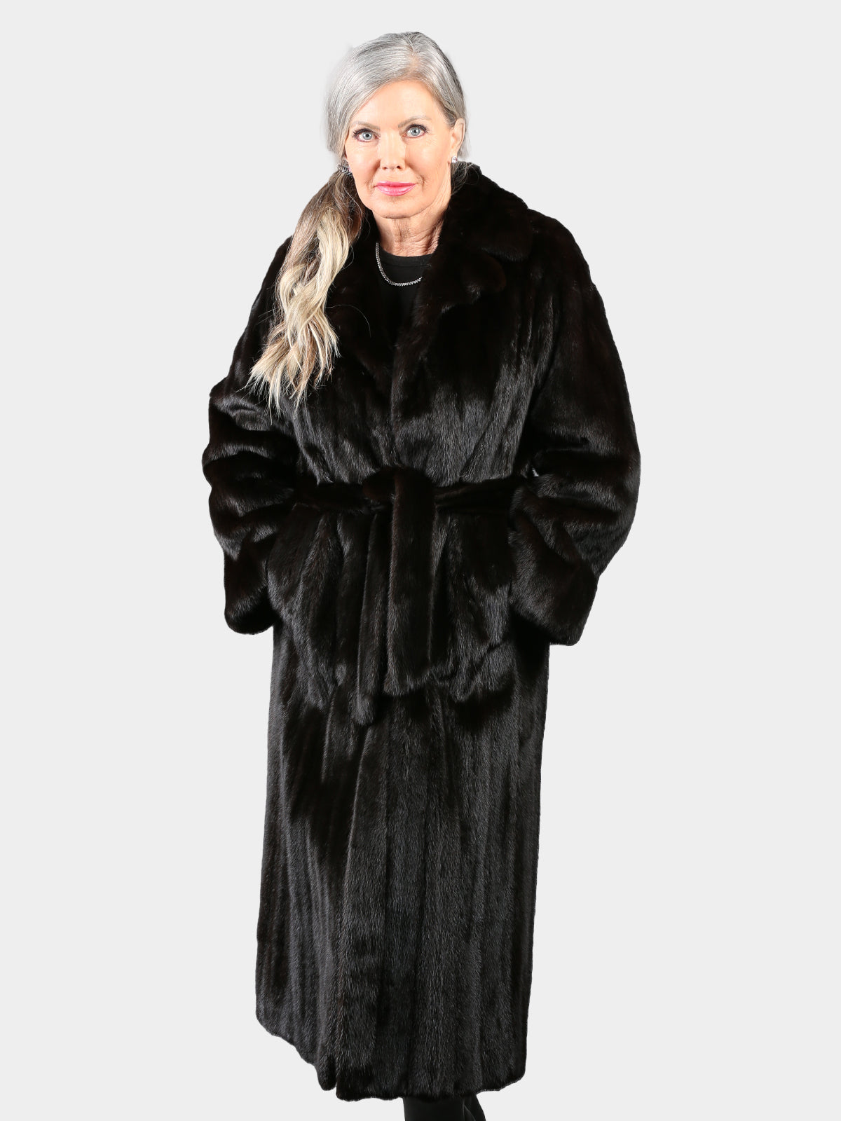 Woman's Ranch Blackglama Mink Fur Coat