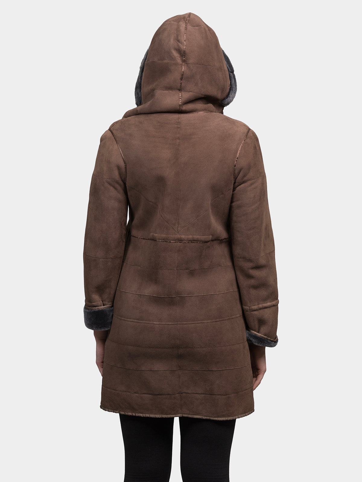 Women's Chocolate Shearling Lamb Stroller