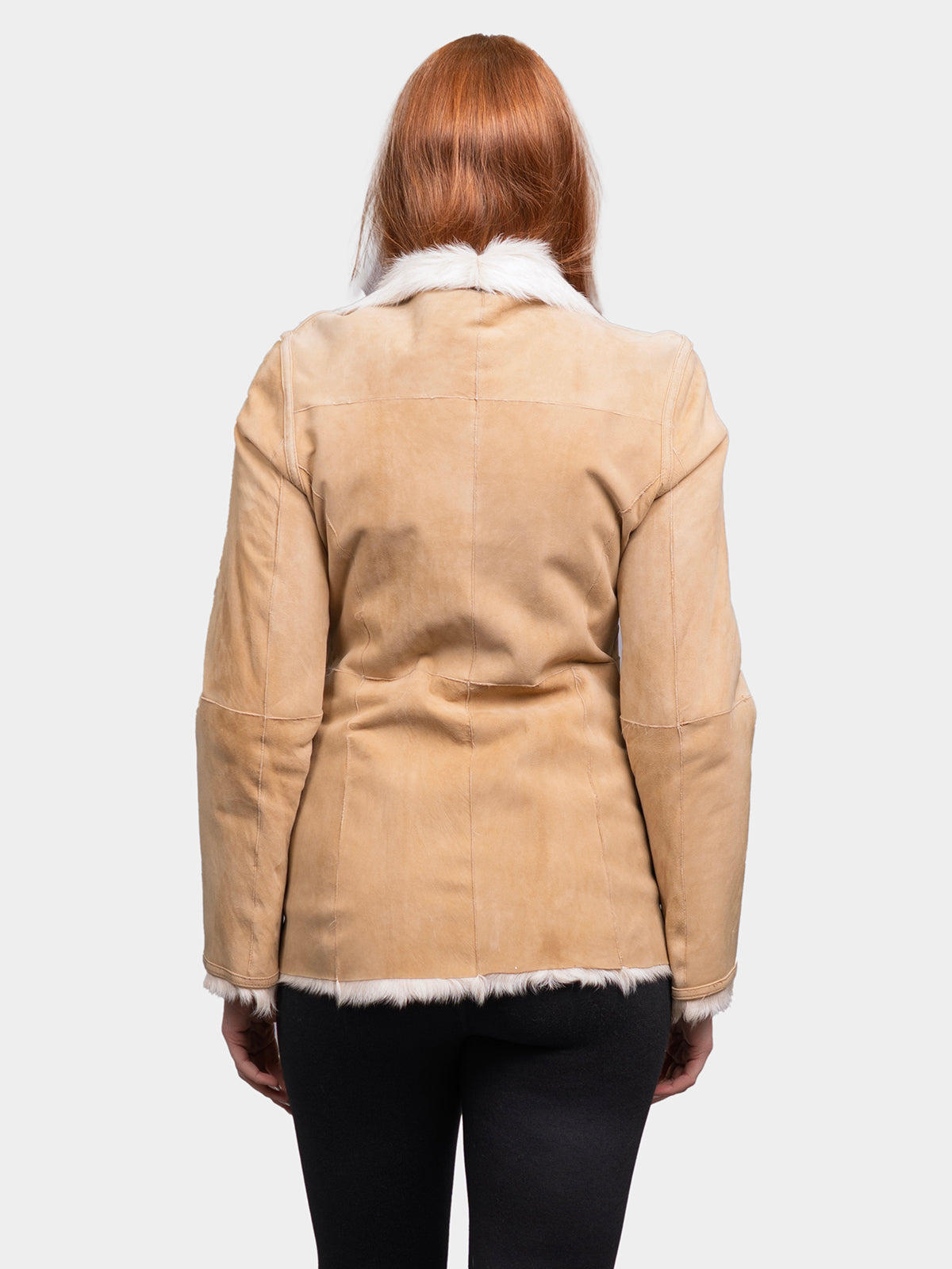 Women's Chamois Shearling Suede Jacket