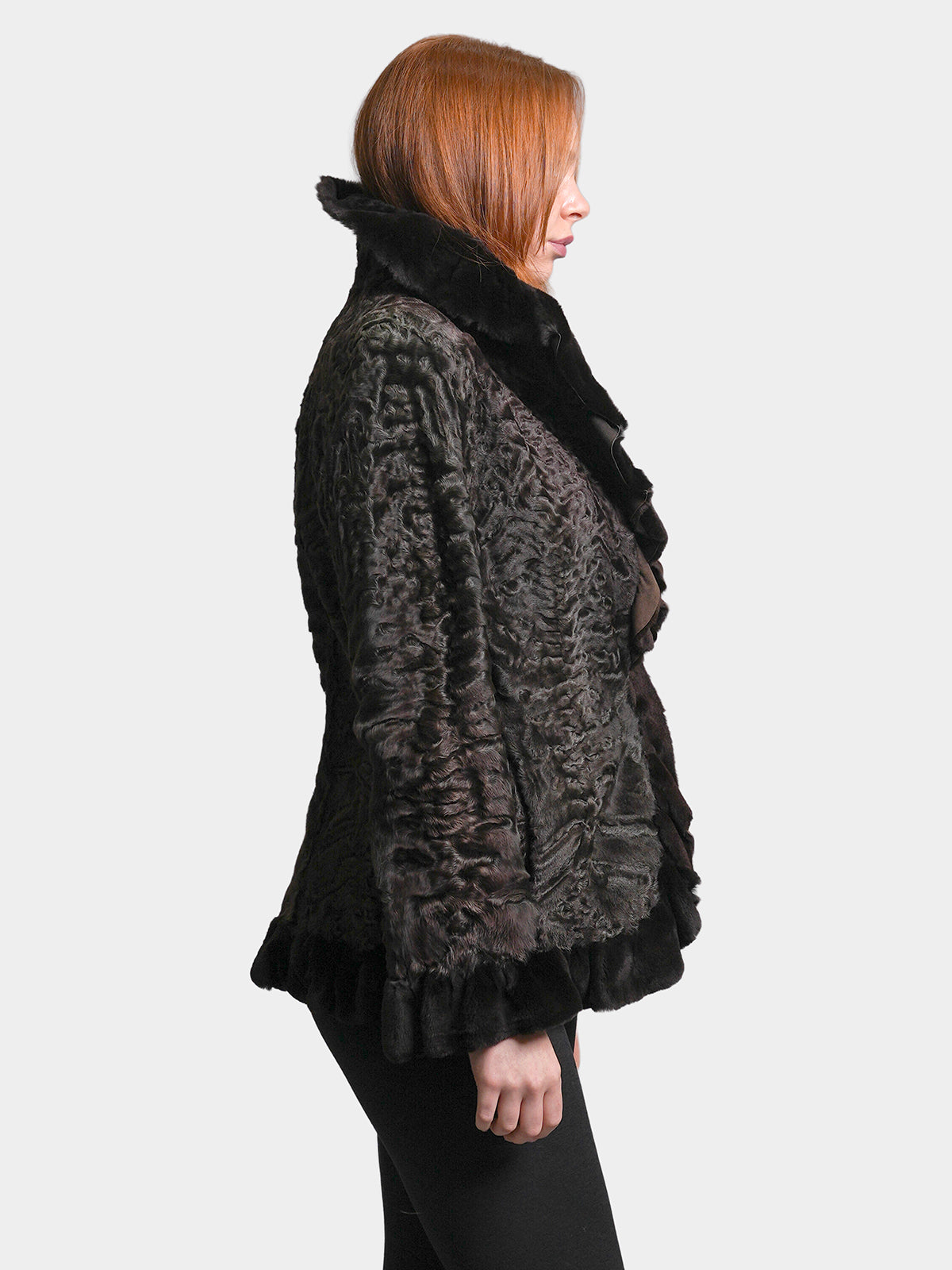 Women's Brown Persian Lamb Jacket