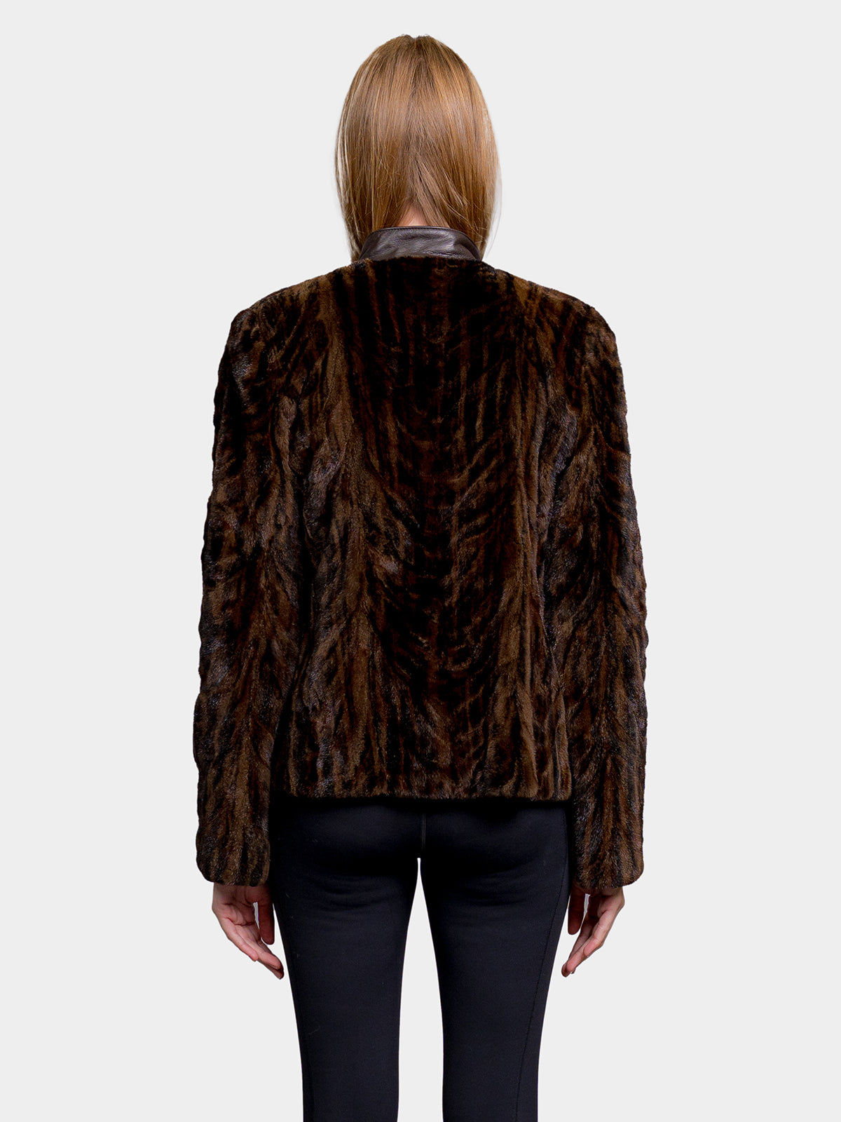 Women's Safari Sculptured Sheared Mink Jacket