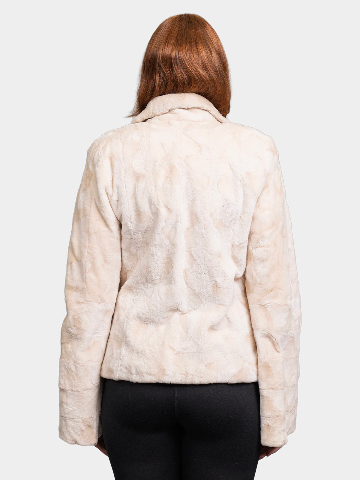 Women's Pearl Sculptured Sheared Mink Jacket