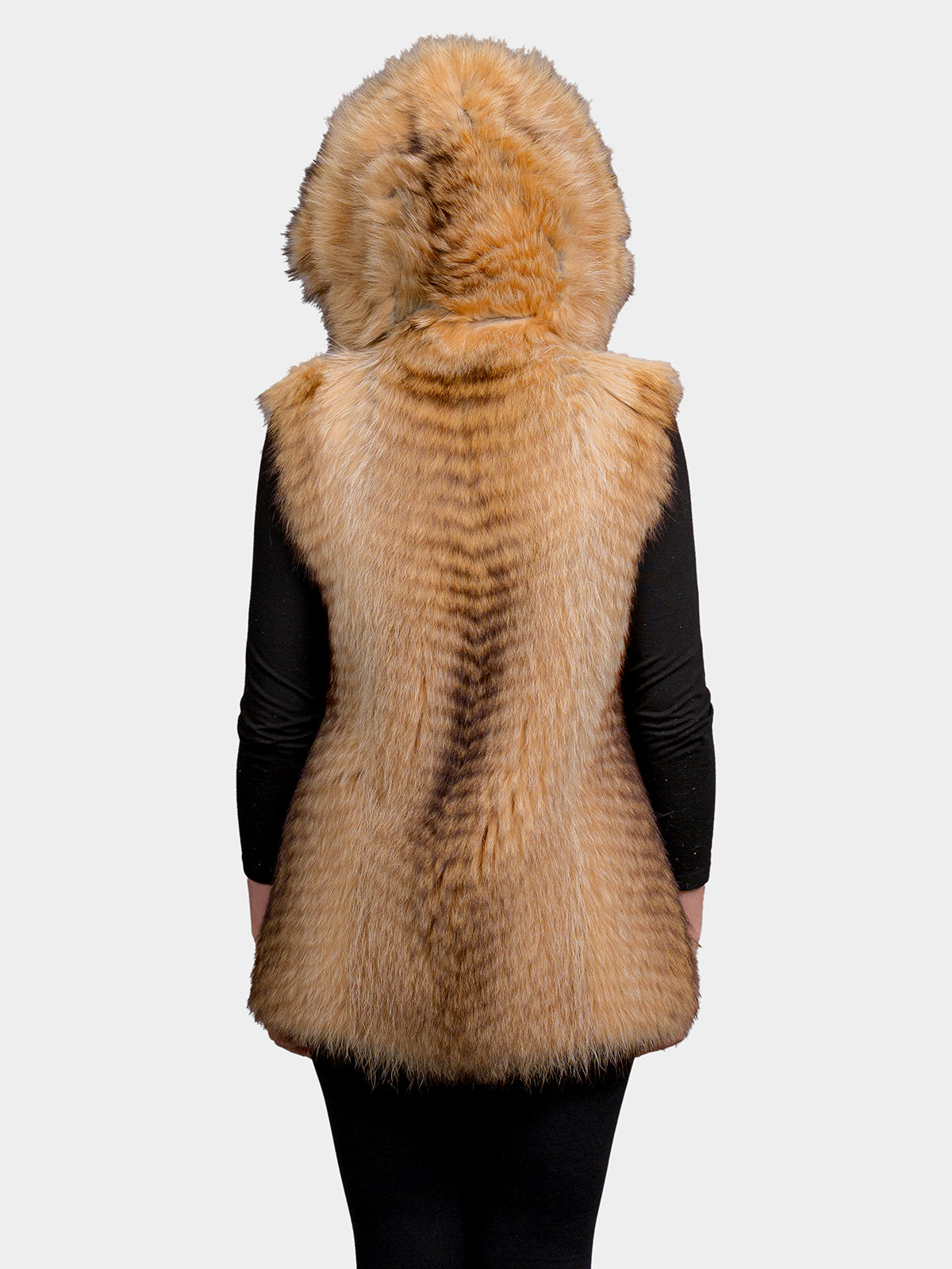 Women's Crystal Raccoon Vest