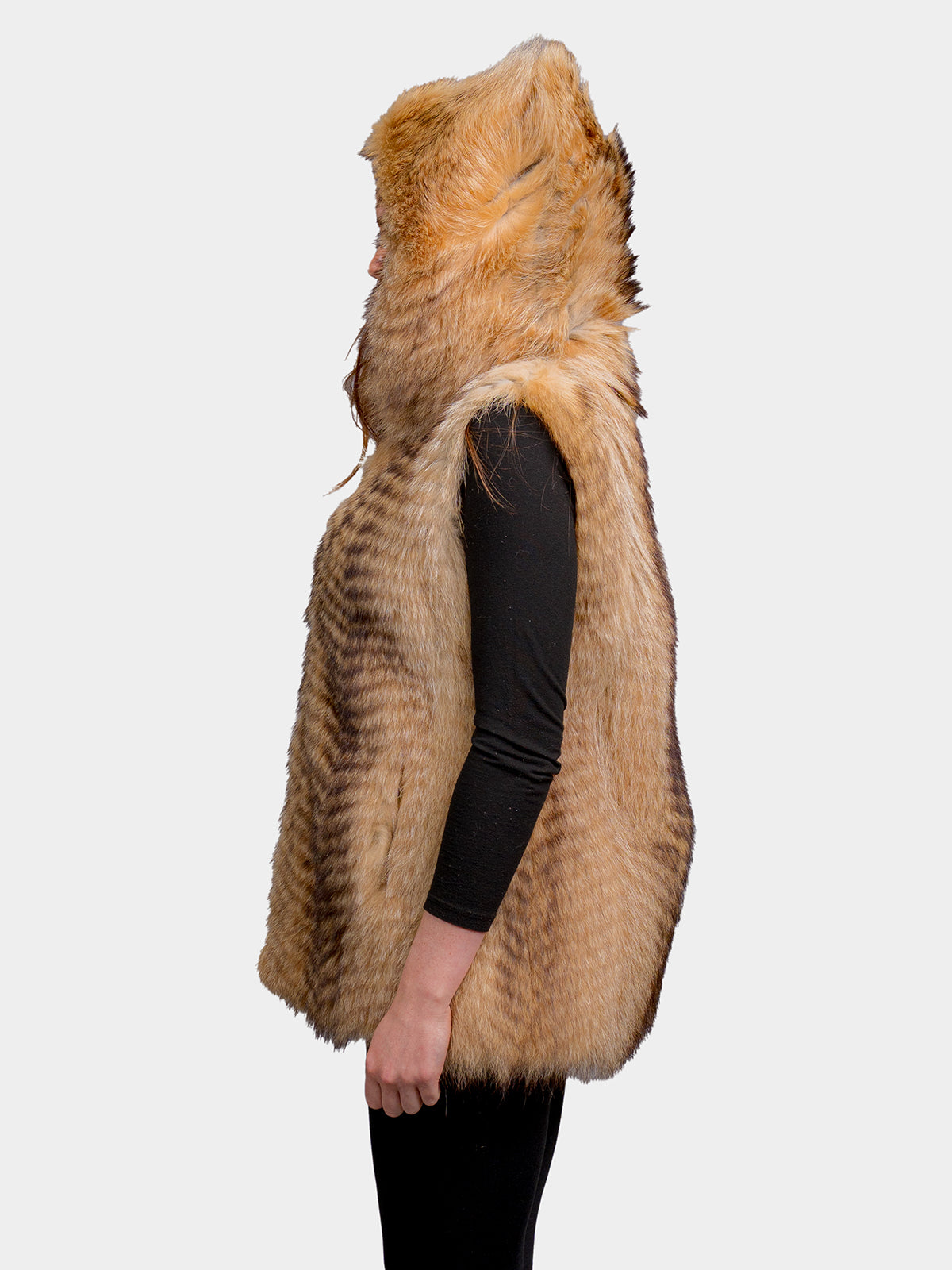 Women's Crystal Raccoon Vest