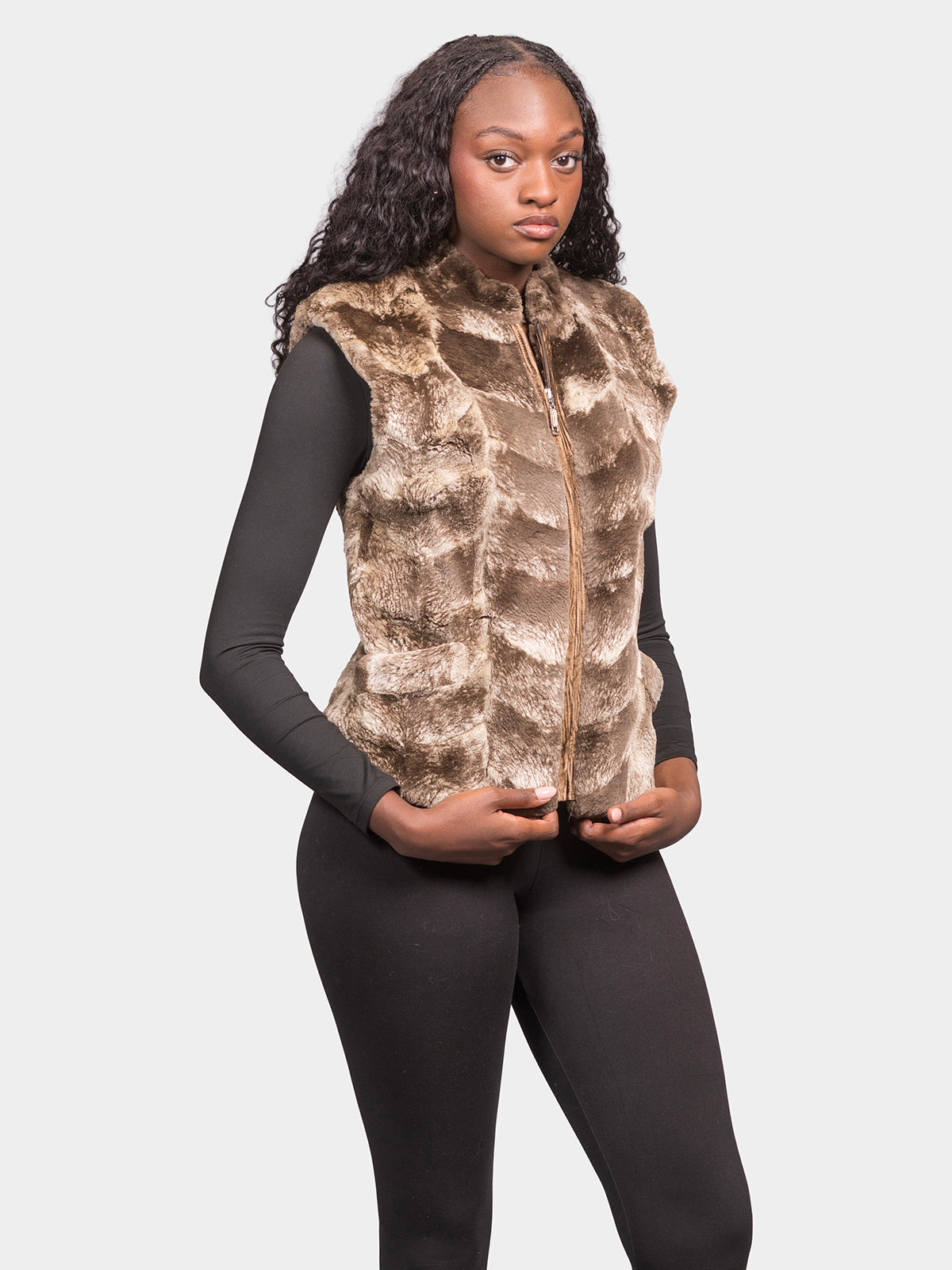 Women's Iceberg Sheared Beaver Vest