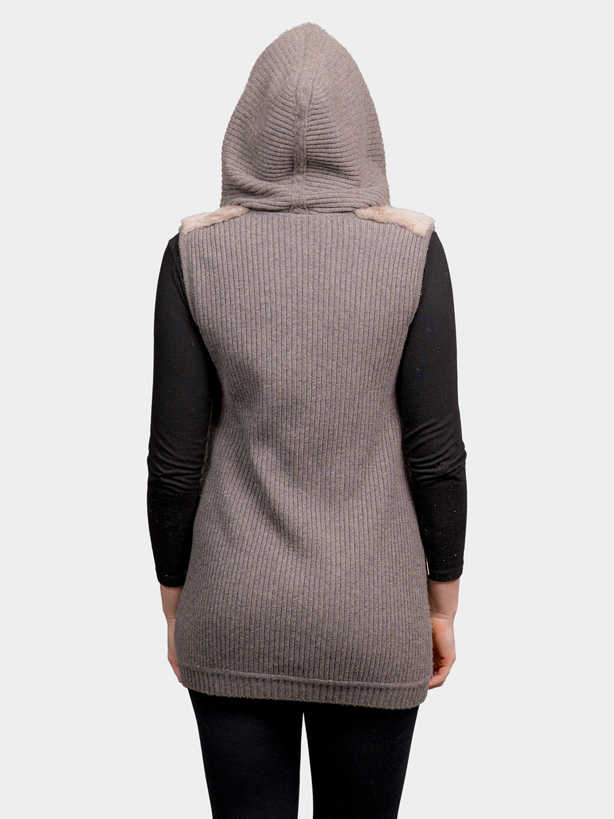 Women's Heather Cashmere Knit Vest