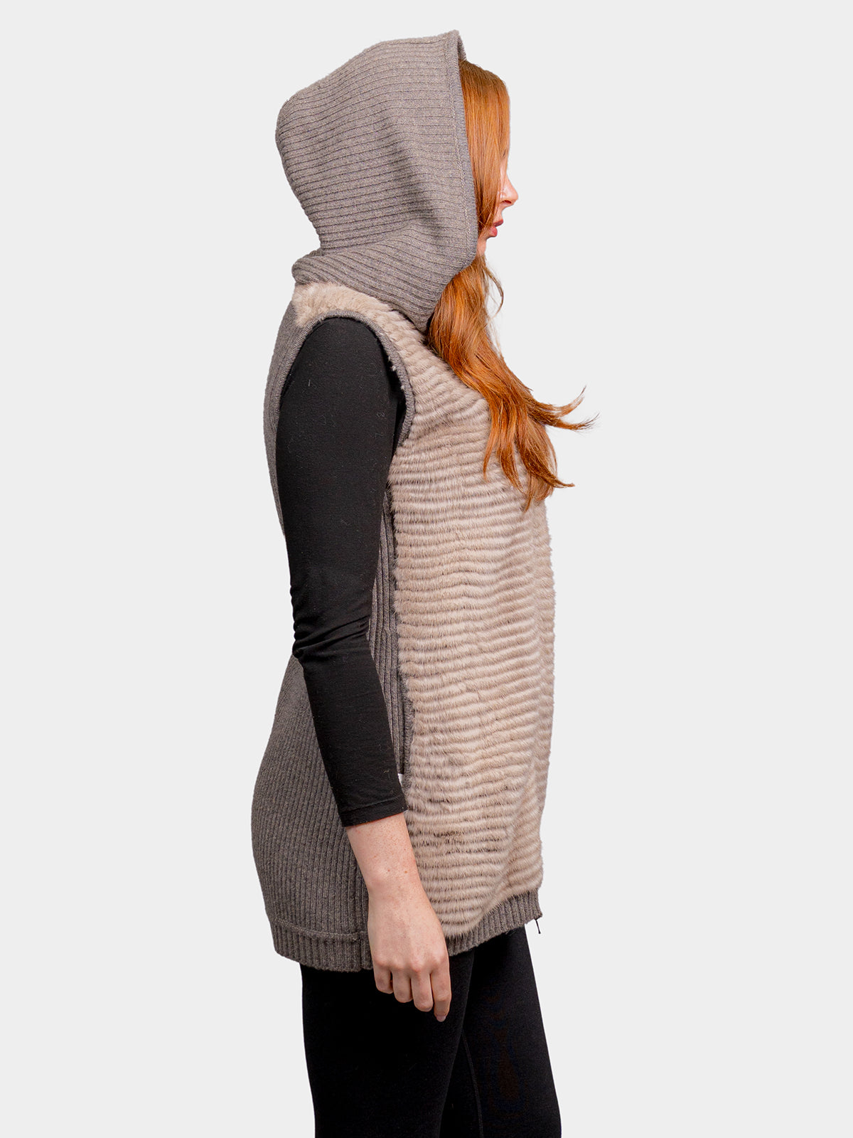 Women's Heather Cashmere Knit Vest