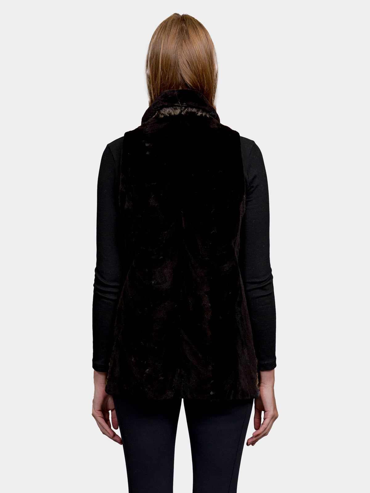 Women's Moss Karakul Sherling Vest