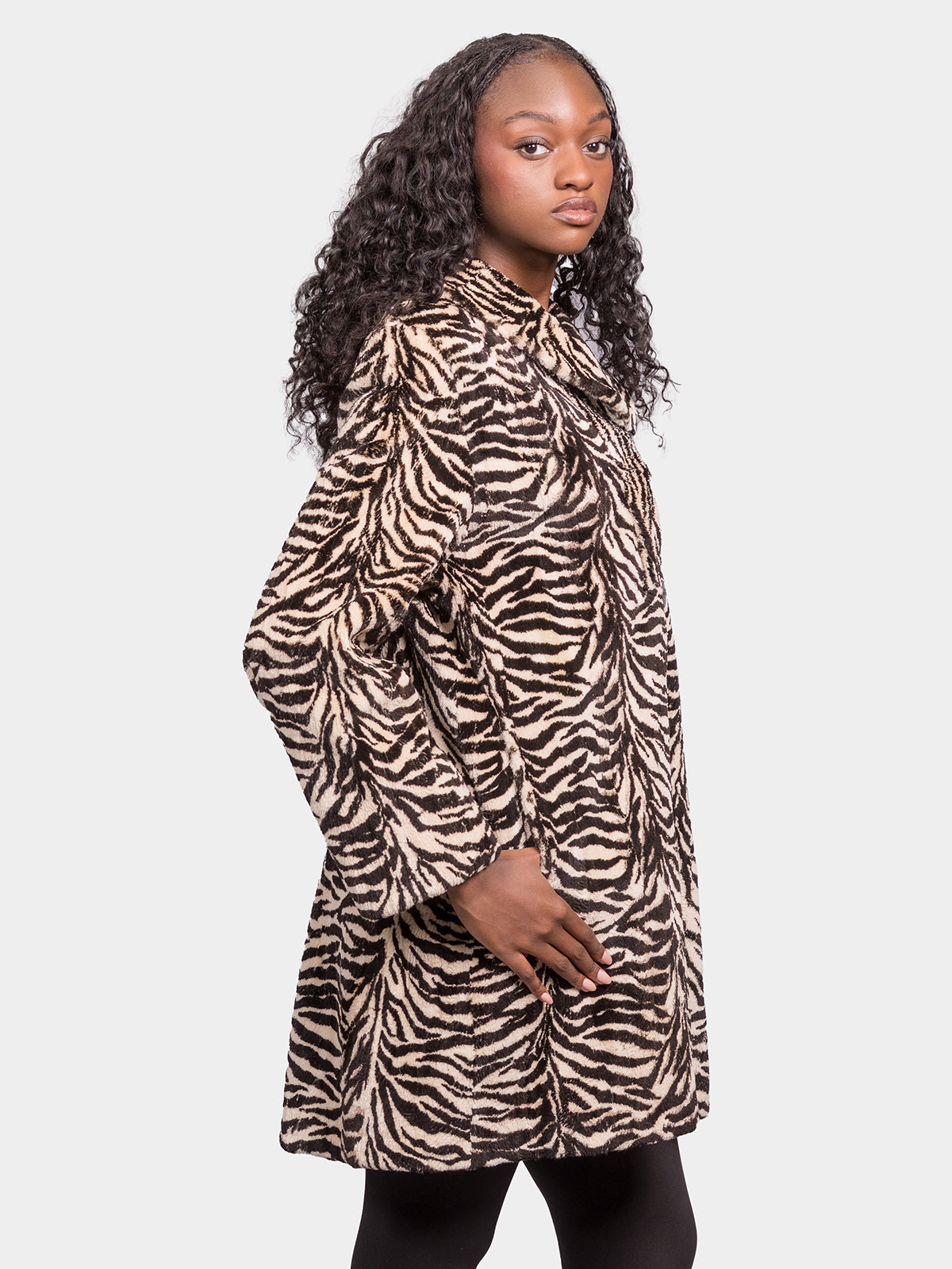 Women's Zebra Print Beaver Stroller