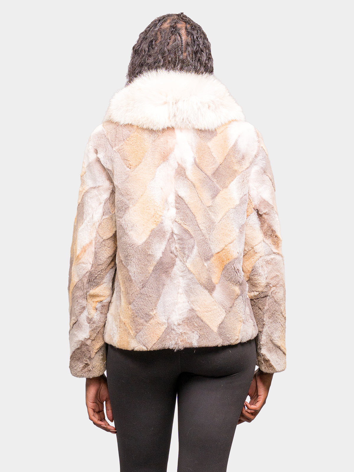 Women's Natural Coyote Pieces Jacket