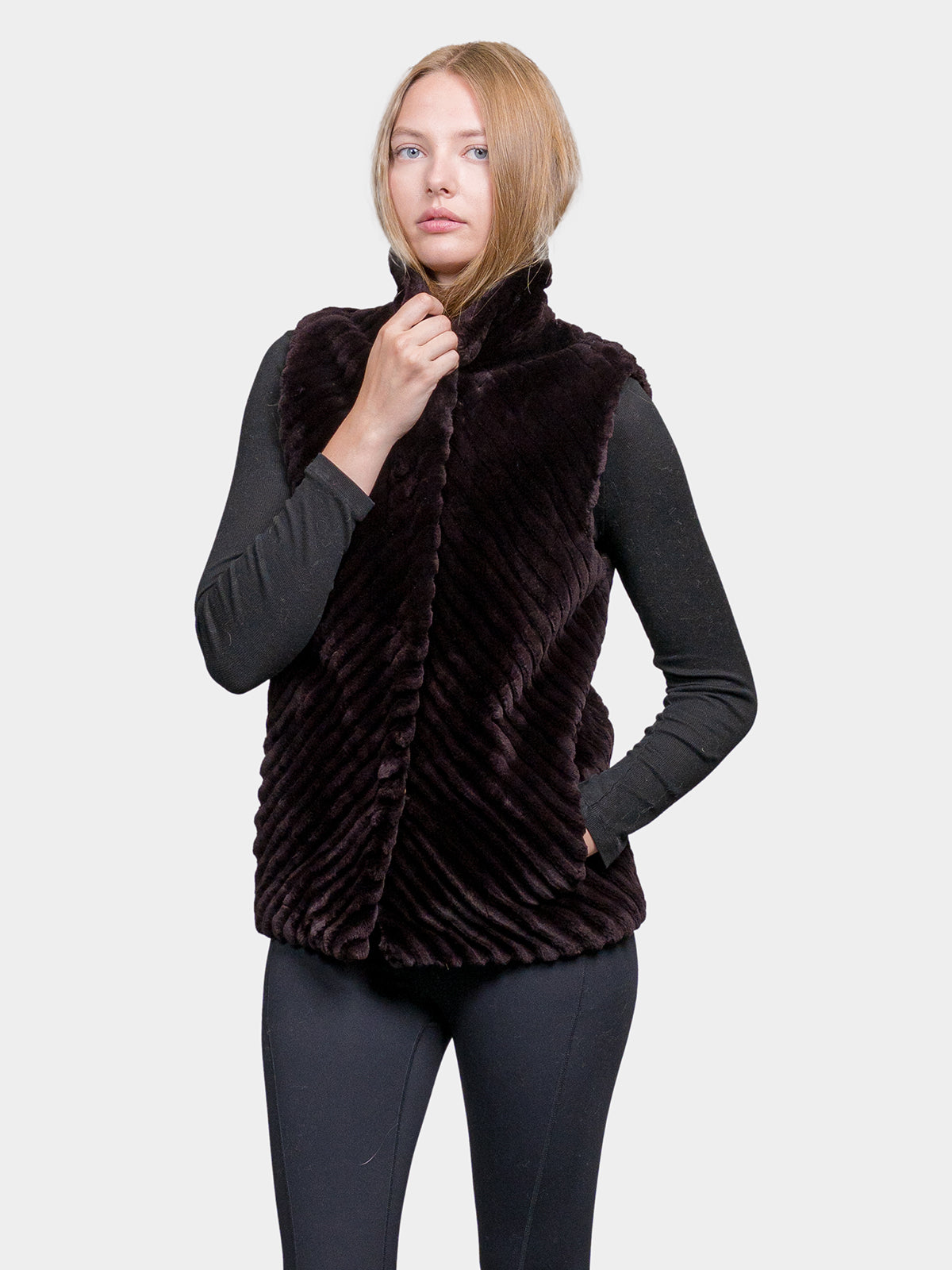 Women's Malbec Sheared Beaver Vest