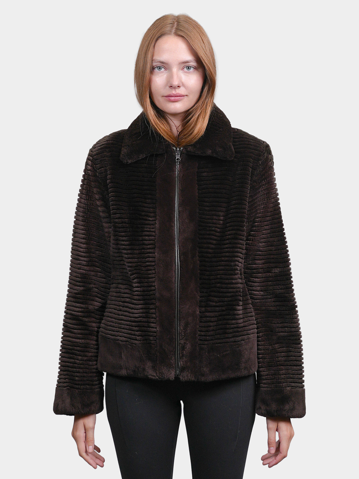 Women's Matara Carved Sheared Beaver Jacket
