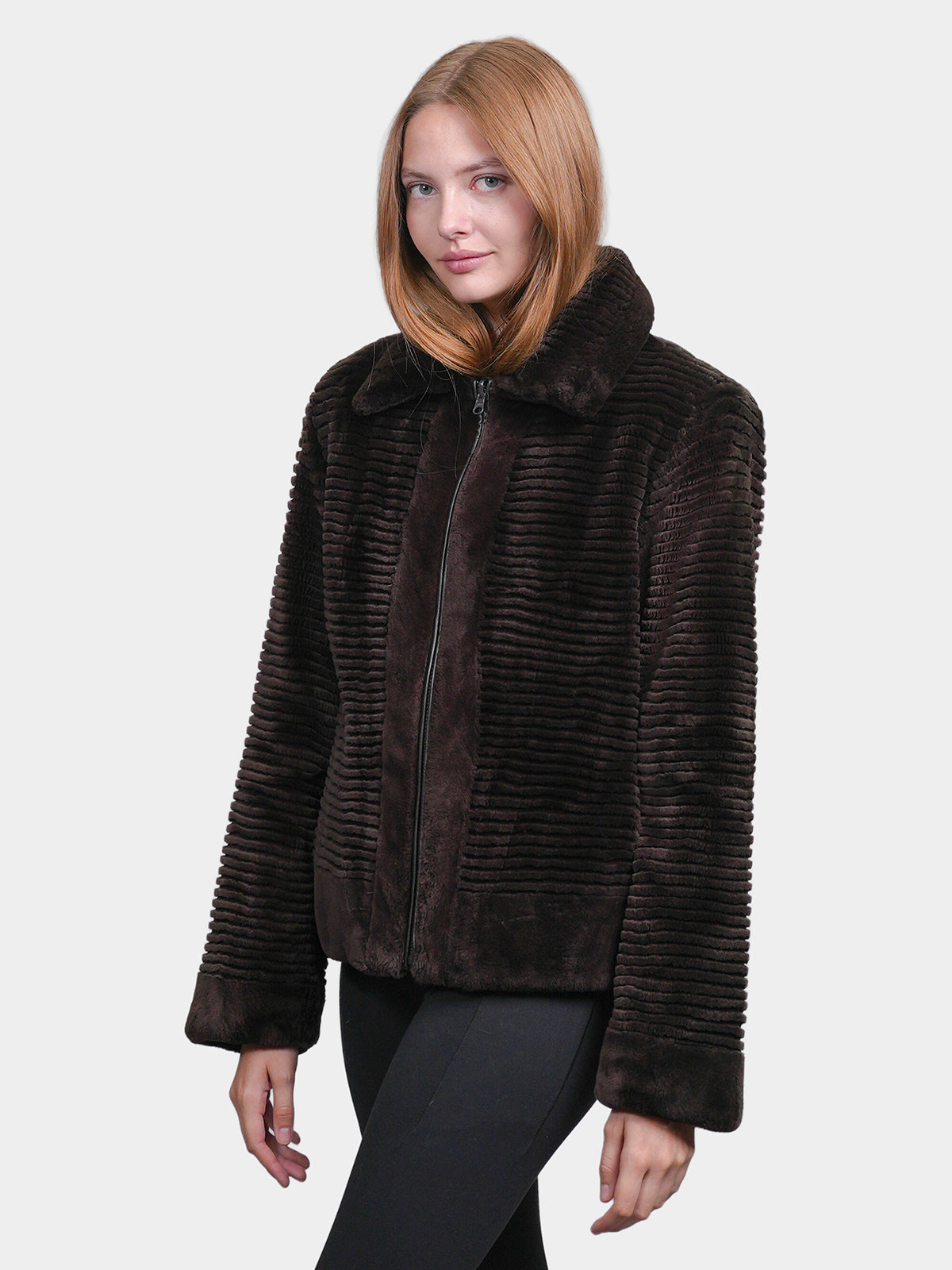 Women's Matara Carved Sheared Beaver Jacket