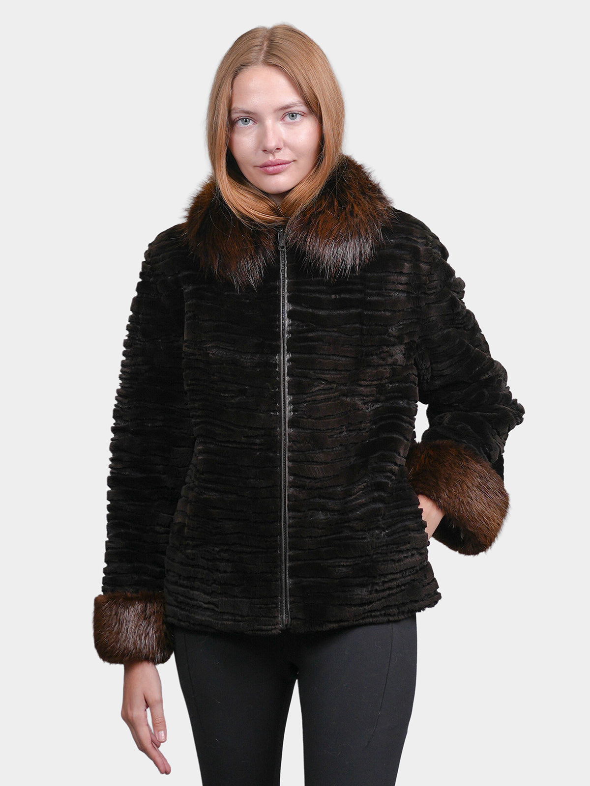 Women's Matara Grooved Sheared Beaver Jacket
