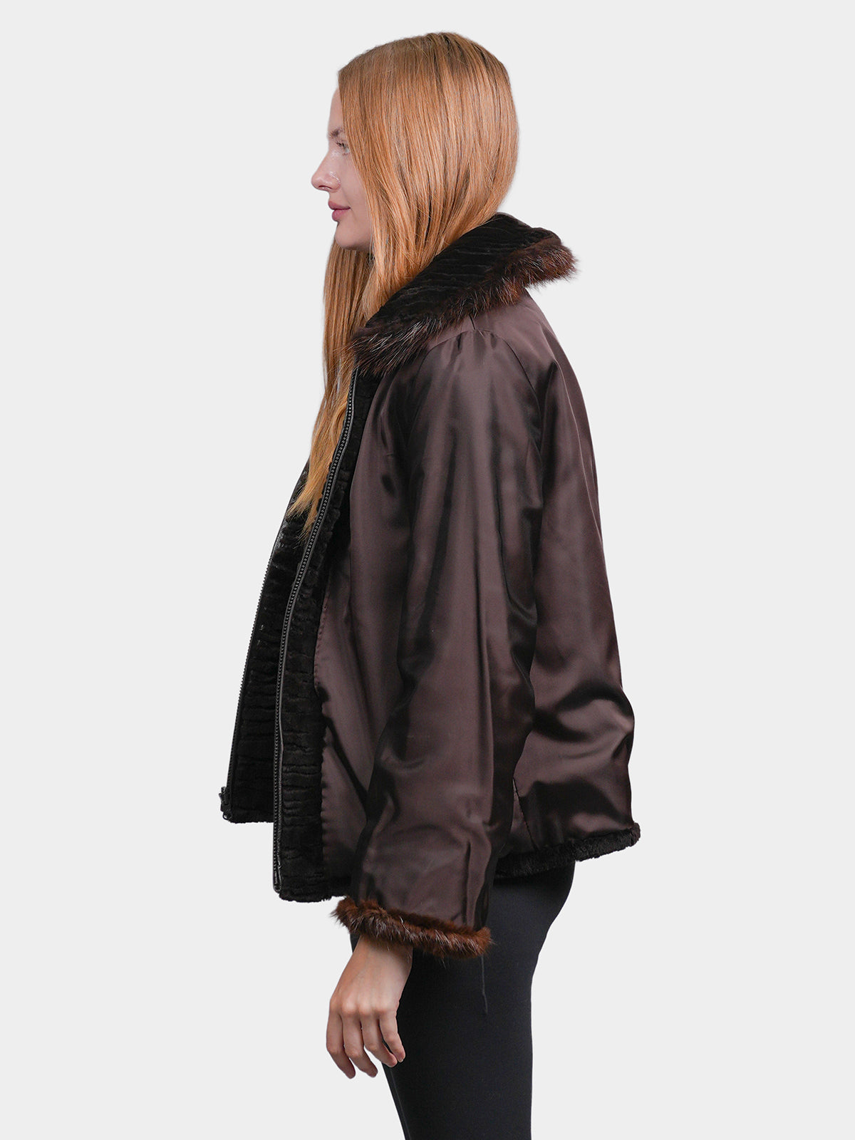 Women's Matara Grooved Sheared Beaver Jacket