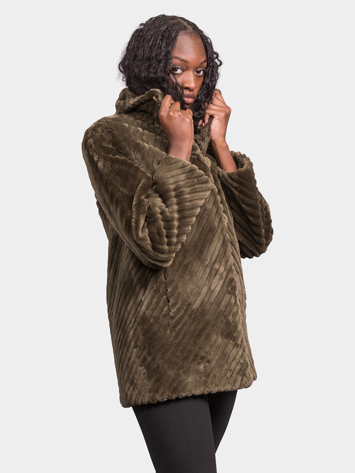 Women's Moss Sheared Beaver Stroller