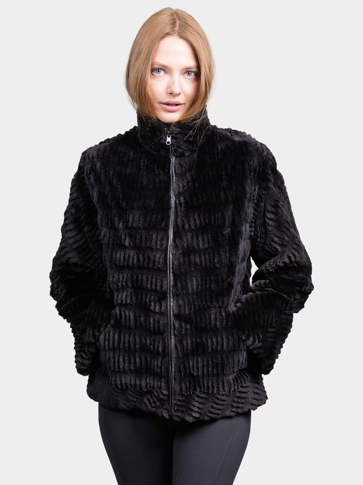 Women's Onyx Sheared Beaver Jacket