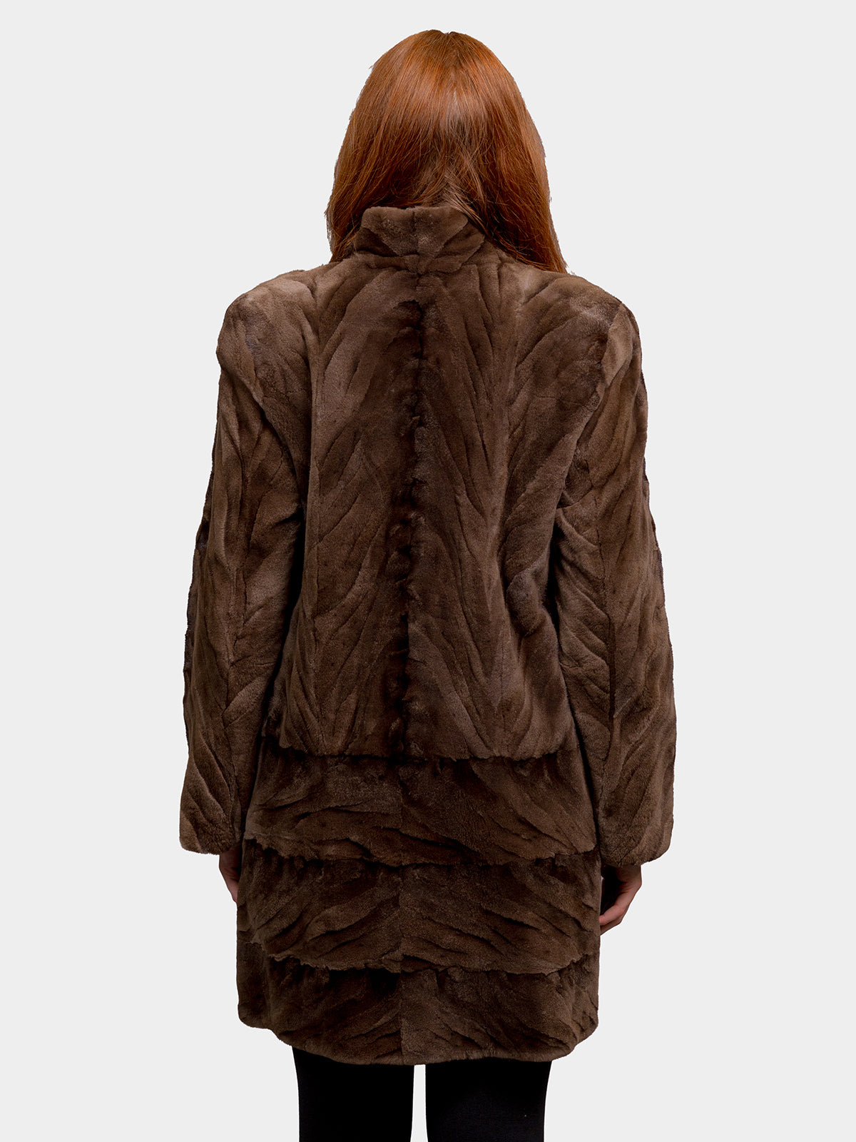 Women's Demi Buff Sculptured Mink Jacket