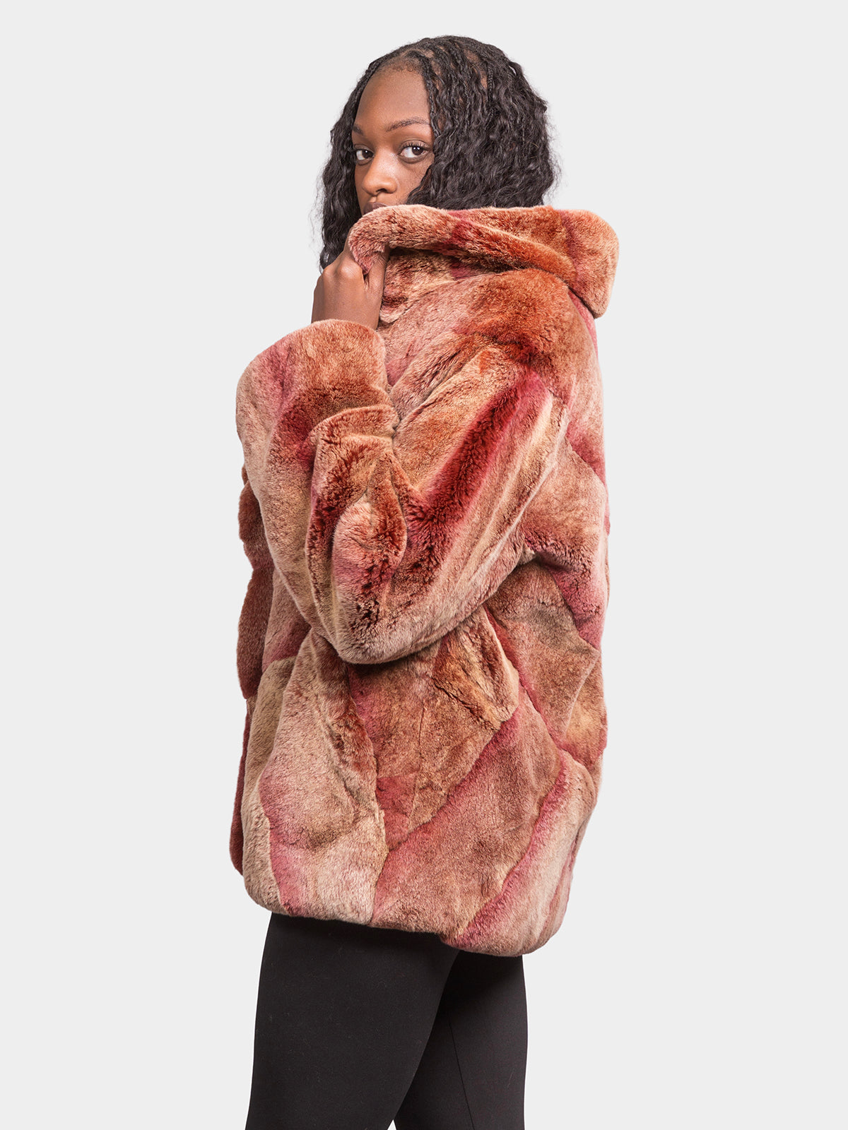 Women's Cherry Rex Rabbit Jacket