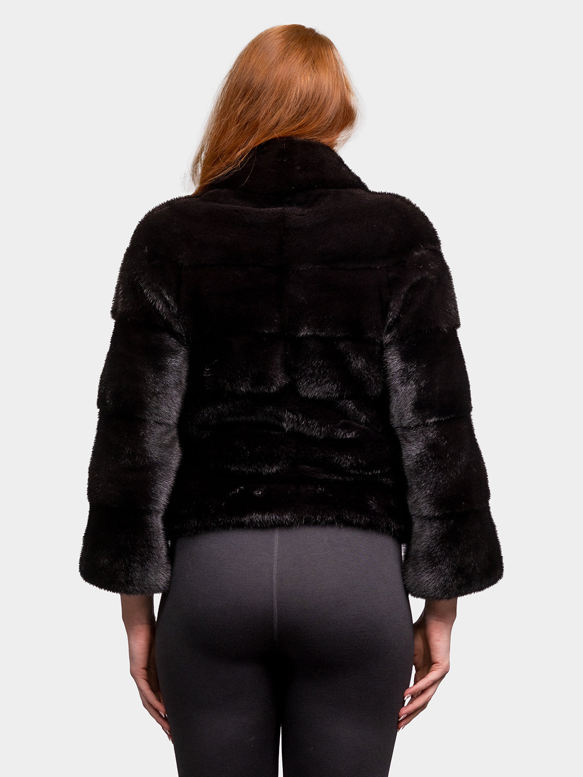 Women's Black Mink Jacket