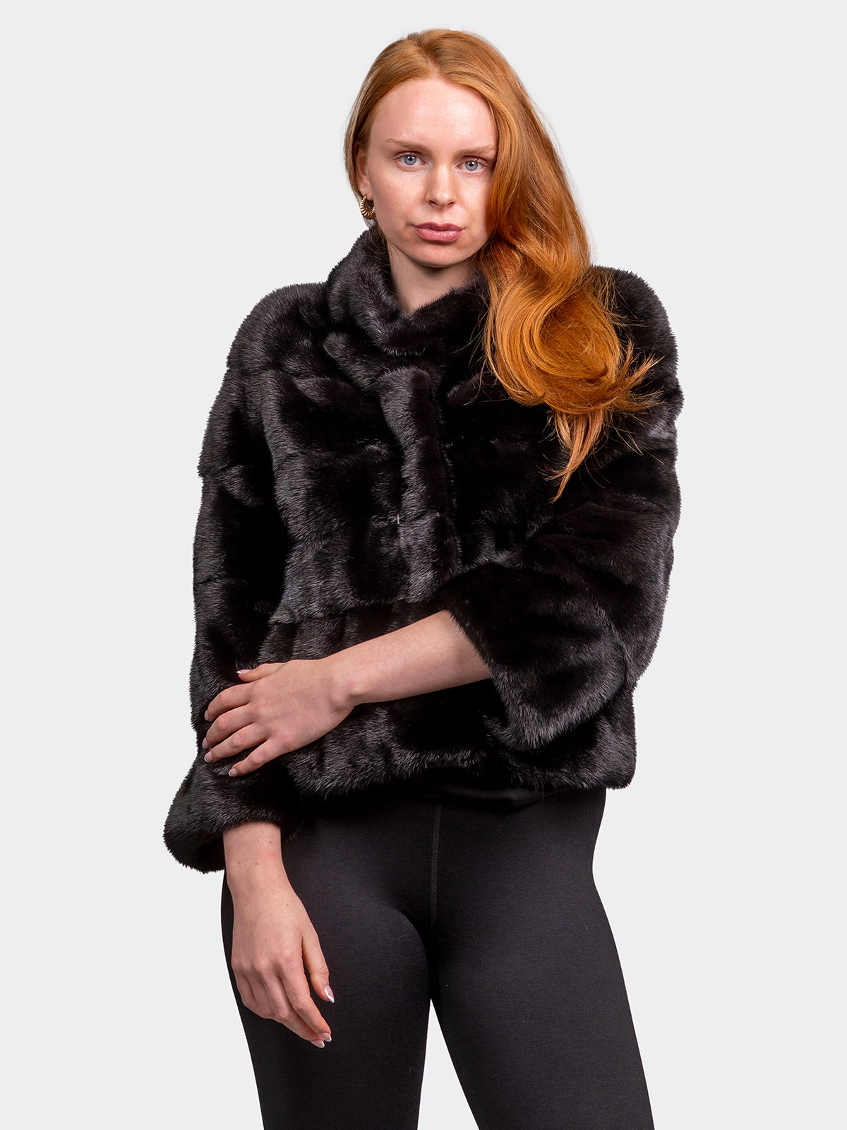 Women's Black Mink Jacket