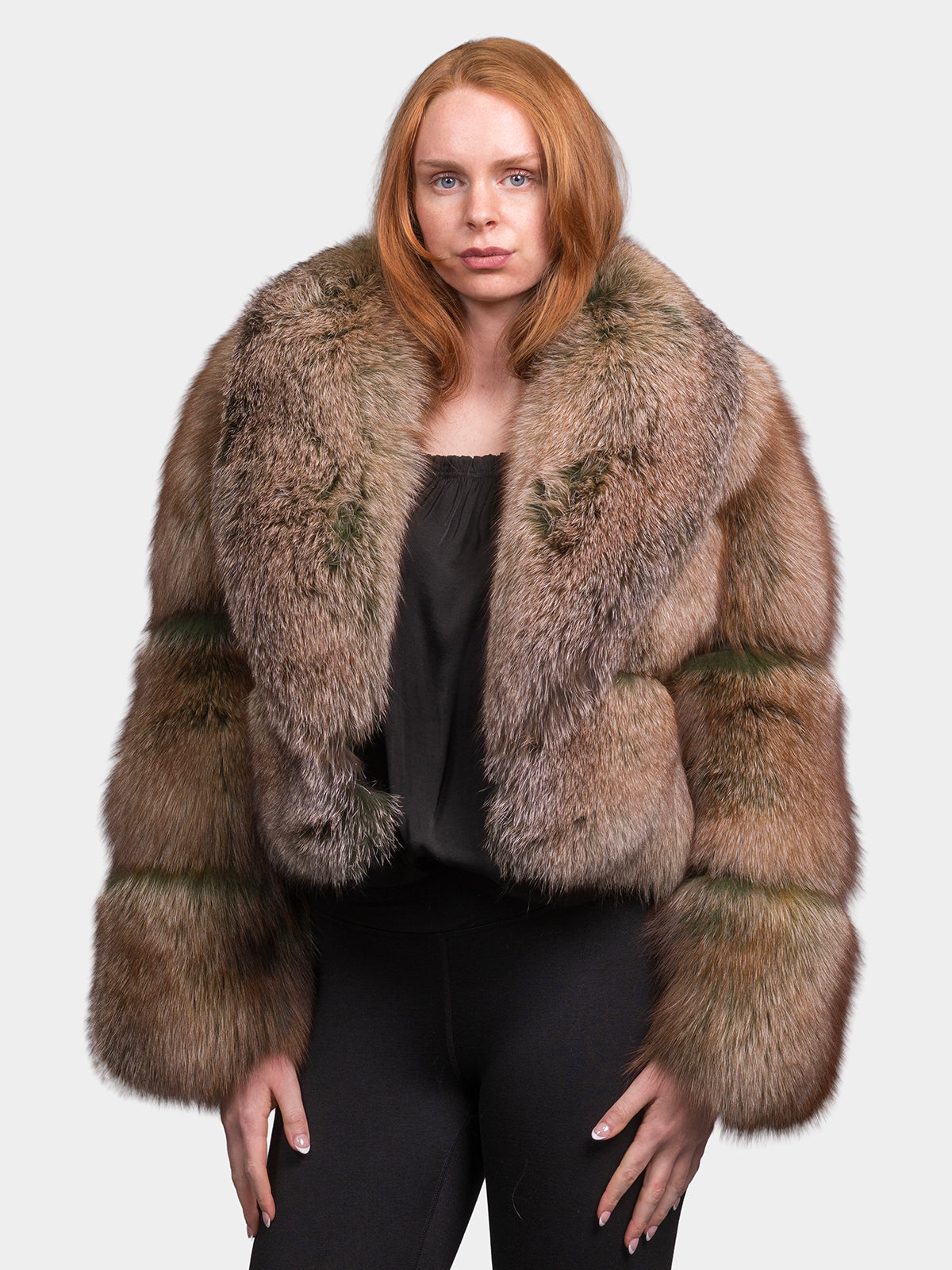Women's Green Fox Jacket
