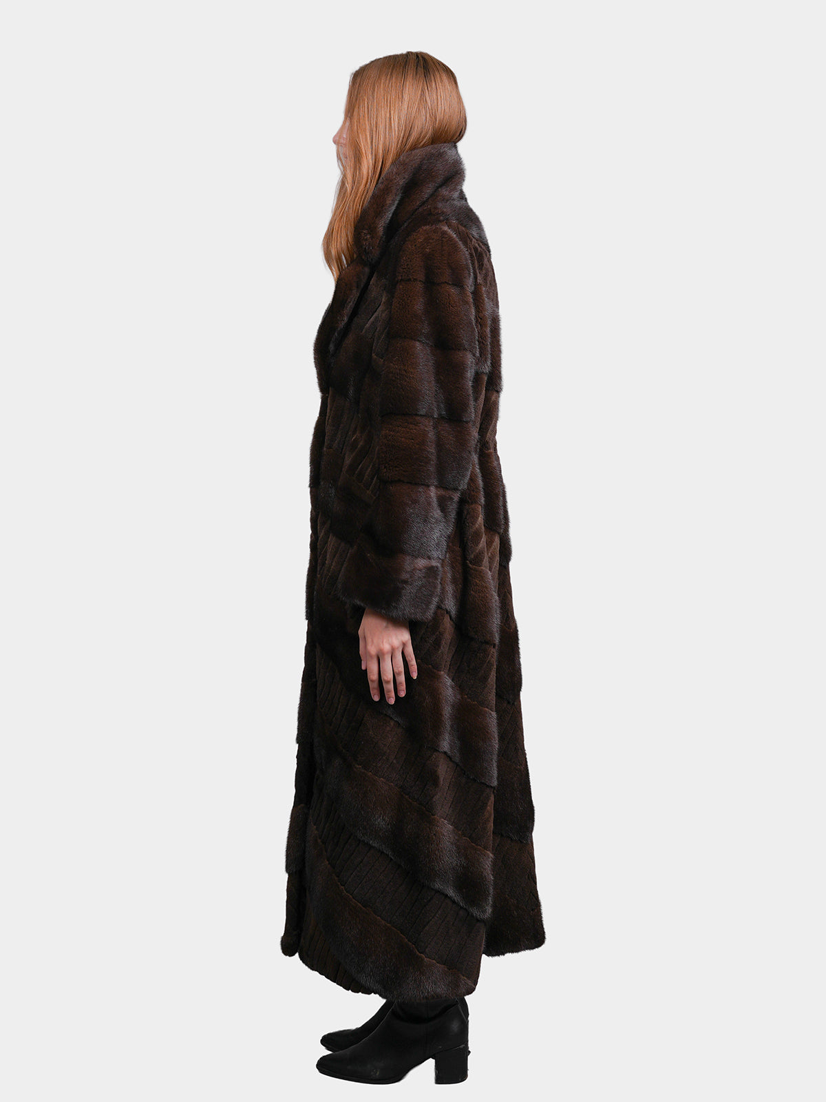 Women's Mahogany Mink Coat