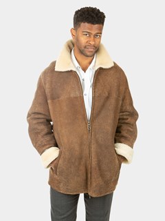 Man's Brown Shearing Jacket