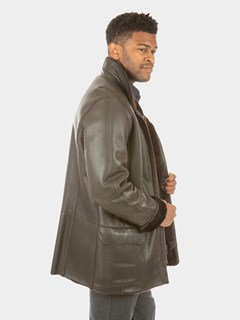 Man's Brown Dino Shearling Jacket