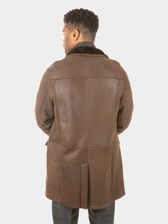 Man's Christ Shearling 3/4 Coat