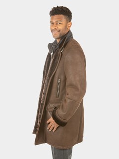 Man's Christ Shearling 3/4 Coat