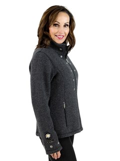 Grey Techno Wool Jacket
