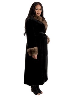 Day Furs Inc. Woman's Ranch Female Mink Fur Bomber Jacket