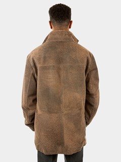 Man's Vintage Chestnut Leather Jacket