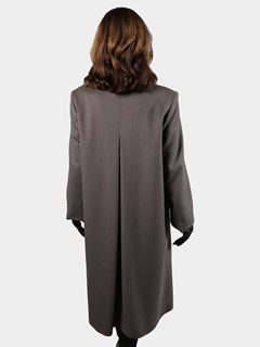 Woman's Loro Piana Dark Taupe Cashmere Coat