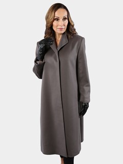 Woman's Loro Piana Dark Taupe Cashmere Coat