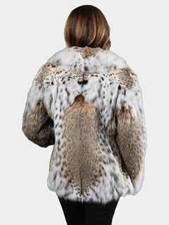 Woman's Natural Lynx Fur Jacket