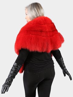Woman's Red Fox Fur Stole