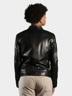 Man's Black Lambskin Leather Jacket