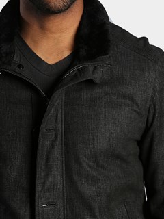 Man's Black Eclipse Leather Jacket