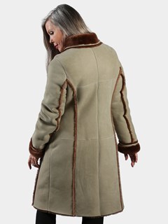 Woman's Pistachio Shearling Stroller