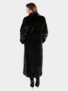 Women's Female Ranch Blackglama Mink Fur Coat