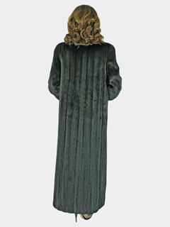 Woman's Black Mink Fur Coat