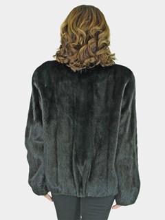 Woman's Black Mink Fur Jacket