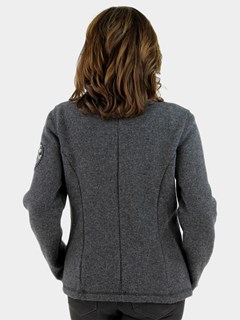 Grey Techno Wool Jacket