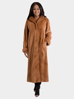 Women's Sheared Mink Fur Coat