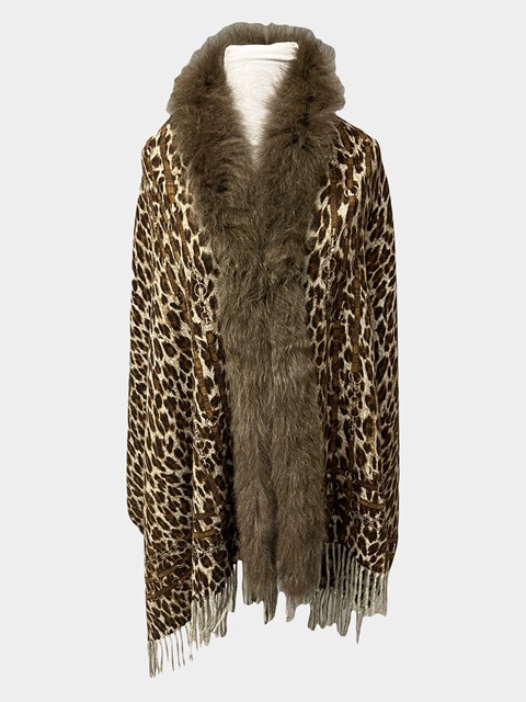 Day Furs Inc. Woman's Cross Mink Fur Coat