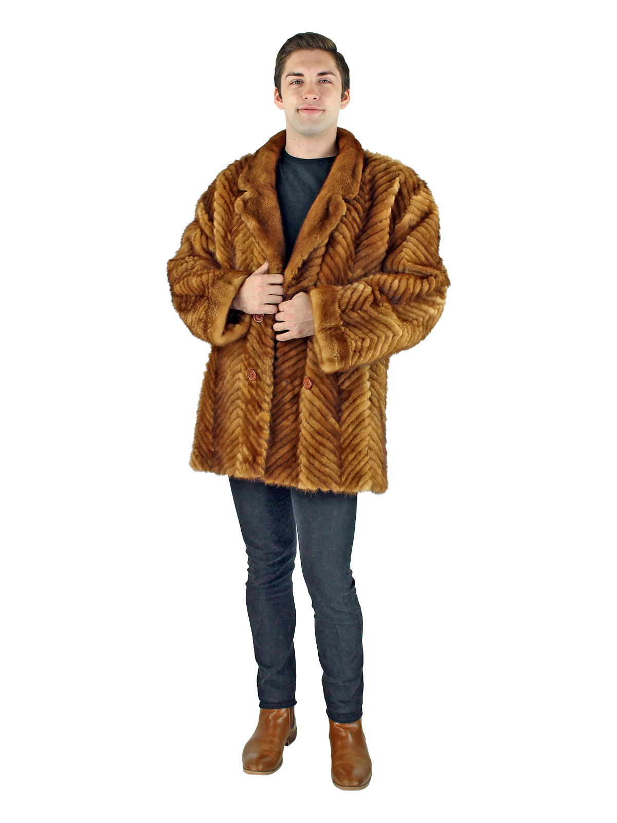 mink fur coat mens